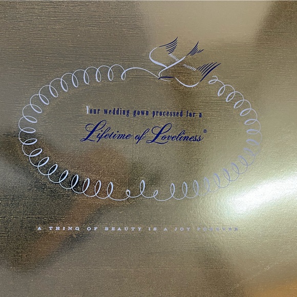 Vintage Gold Wedding Gown - Picture 9 of 10